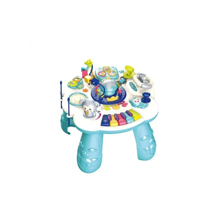 Masuta interactiv-educativa AliBibi®, cu sunete, pian, volan, activitati si functii multiple