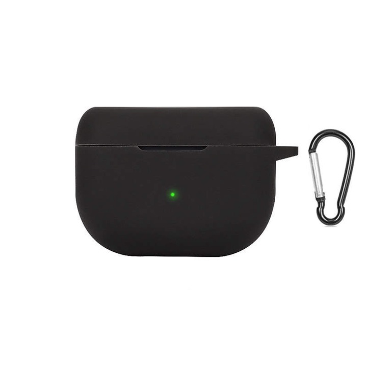 Husa protectie casti wireless, THD, Jabra Elite 10, culoarea neagra, cu carlig prindere