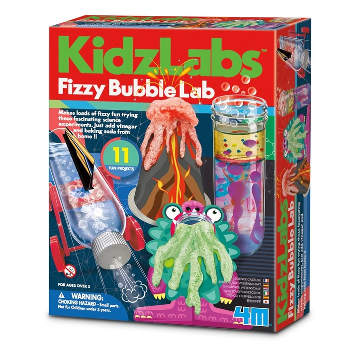 KidzLabs pezsgő buboréklabor, műanyag, 4M, 5 év+