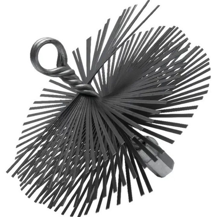 Kéménytisztító kefe, acél, Ø 150 mm