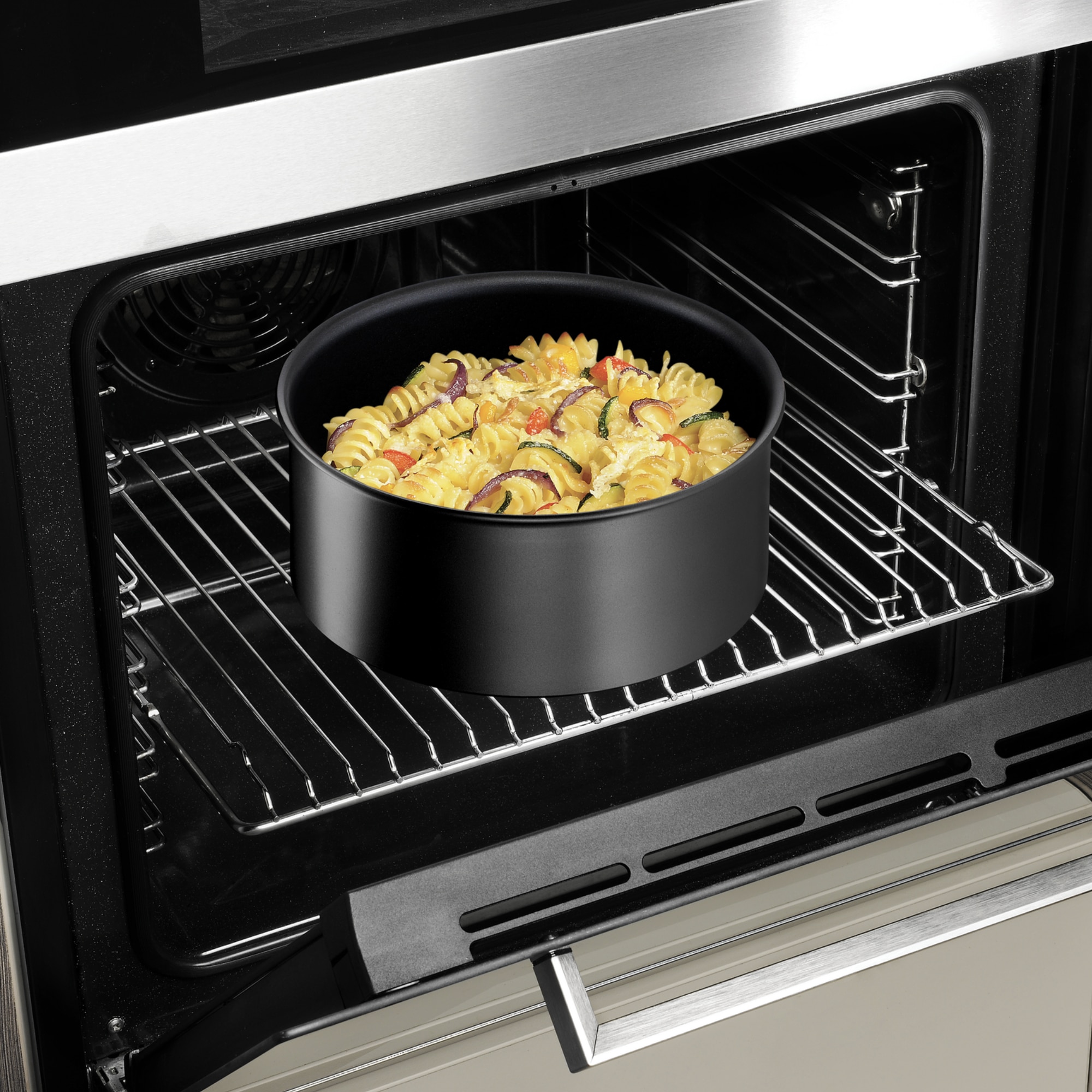 Tefal Ingenio Eco Resist Kochtopf-Set (4-teilig) – Stapelbar, Induktionsgeeignet, Titan-Antihaft