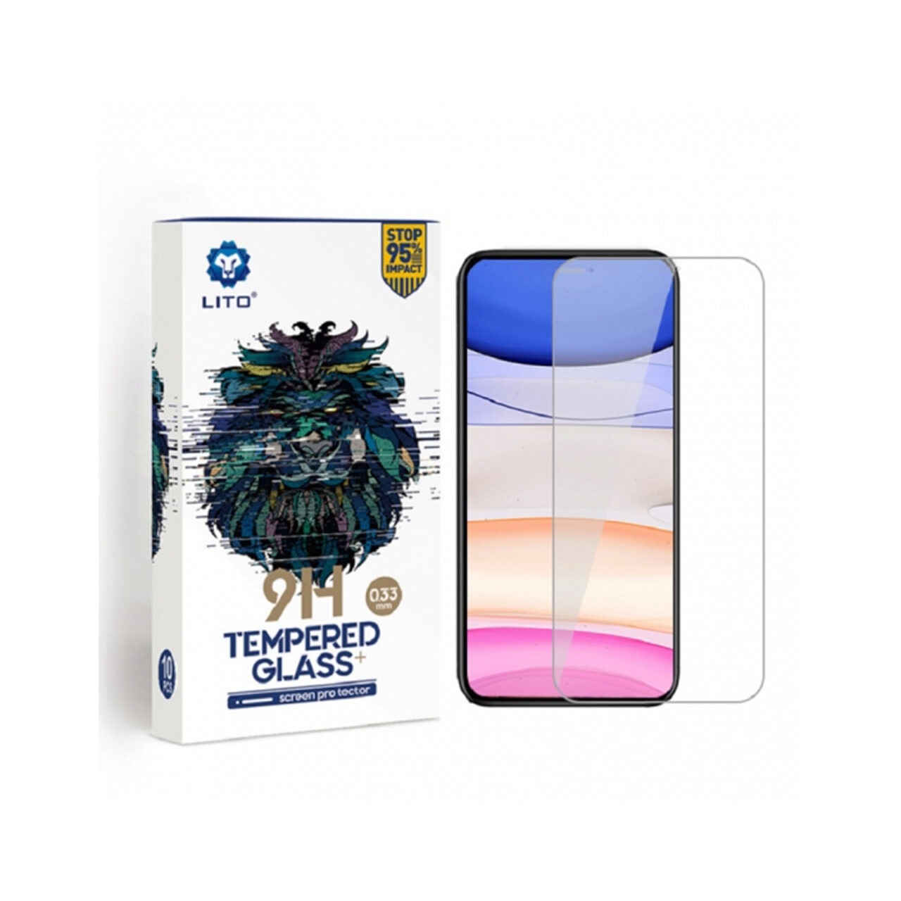 Folie pentru iPhone 15 Pro Max - Lito 2.5D Classic Glass - Clear