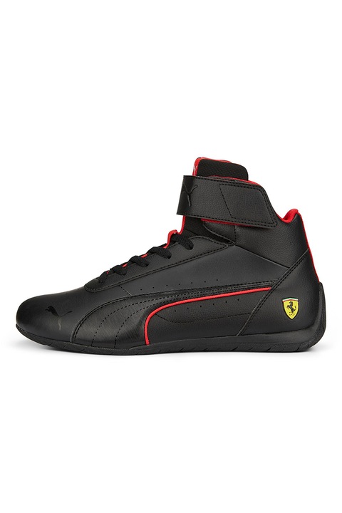 Puma, Спортни обувки Ferrari Neo Cat от еко кожа, Черен
