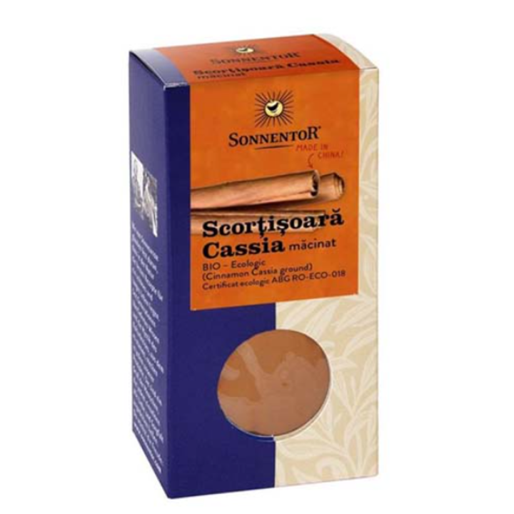 Condiment Scortisoara Cassia Macinata Sonnentor, Eco, 40g