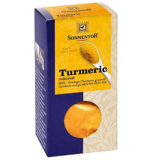 Condiment Turmeric Macinat Sonnentor, Eco, 40g