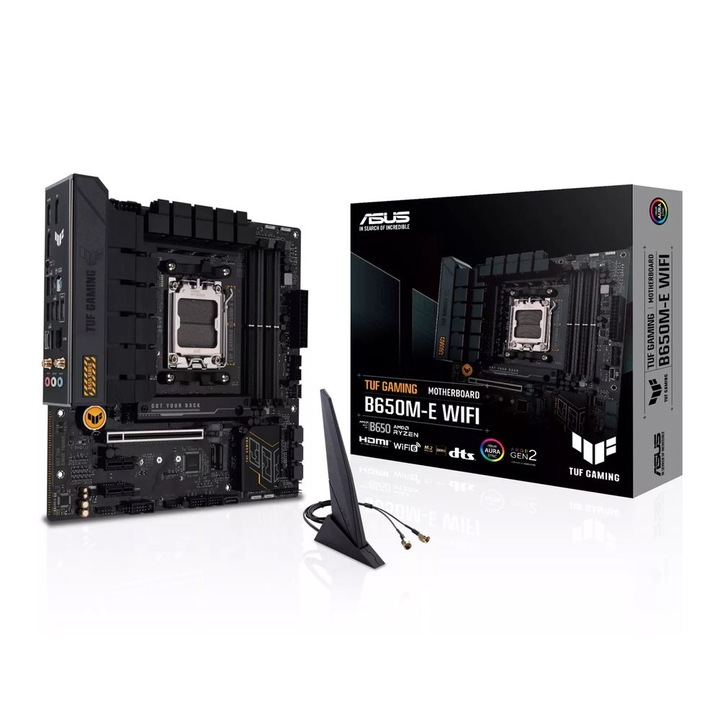 ASUS TUF GAMING B650M-E WIFI AMD B650 Цокъл AM5 микро ATX