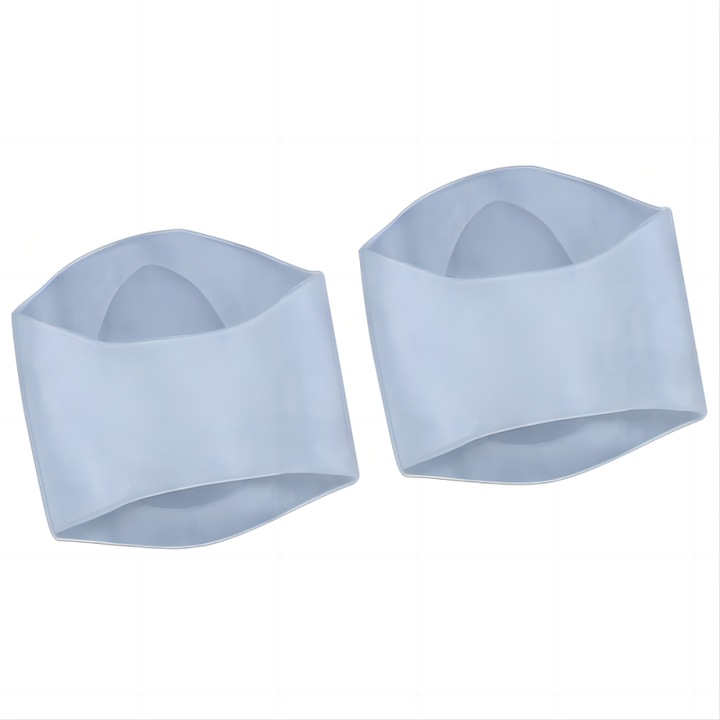 Suport corector ortopedic, Poliuretan, 2 Bucati, Pentru calcai, Alb