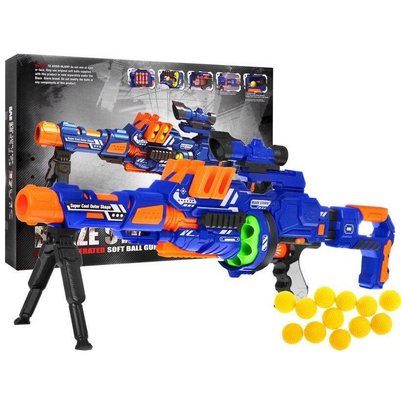 Pistol de jucarie Blaze Storm, Ramiz, Albastru - eMAG.ro