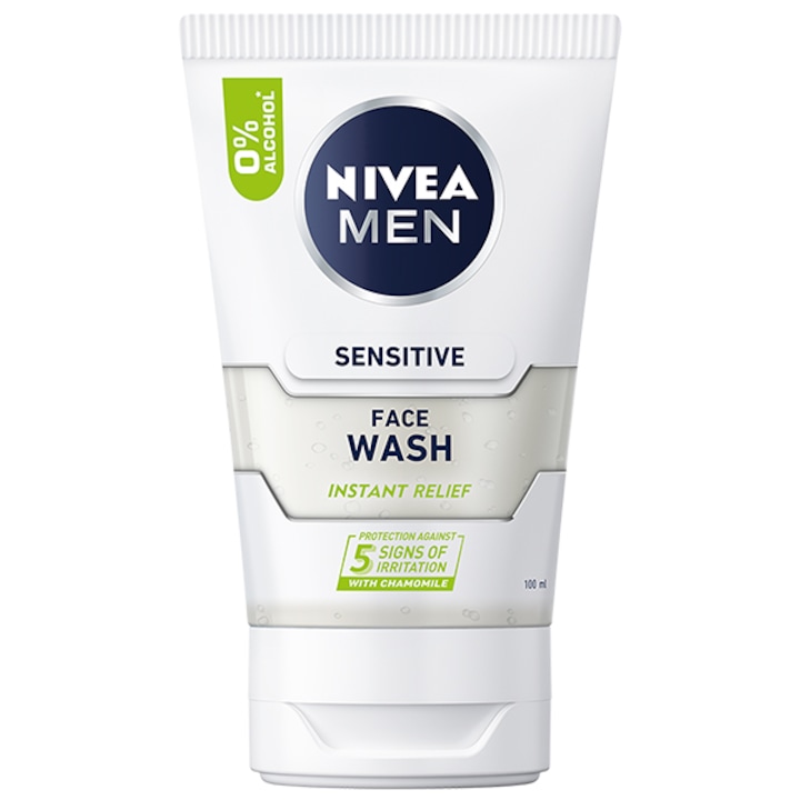 Gel de curatare pentru fata NIVEA MEN Sensitive, 100 ml