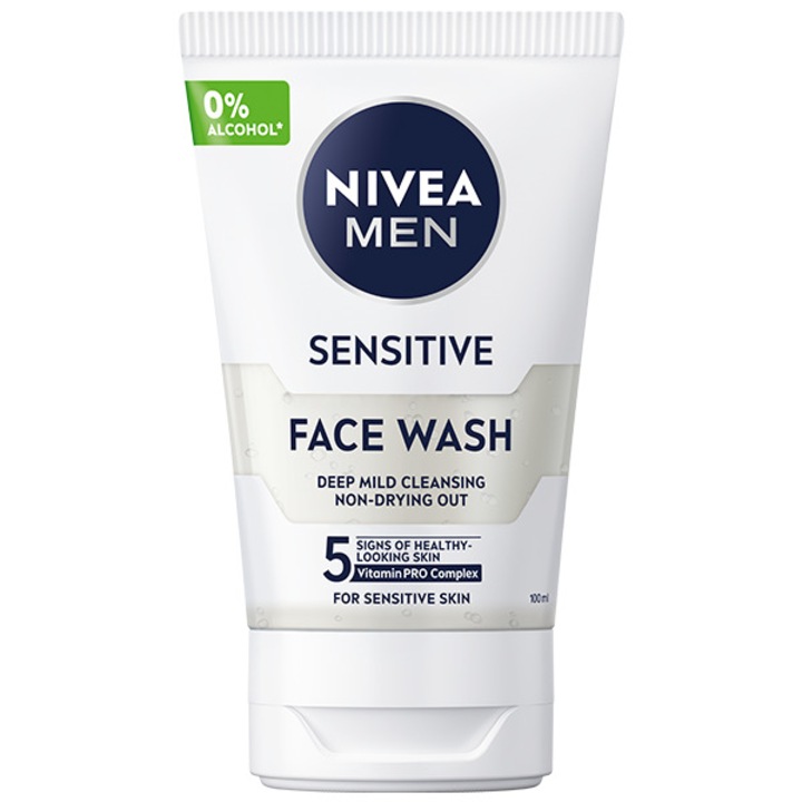 Nivea Men Sensitive Arctisztító gél, 100 ml