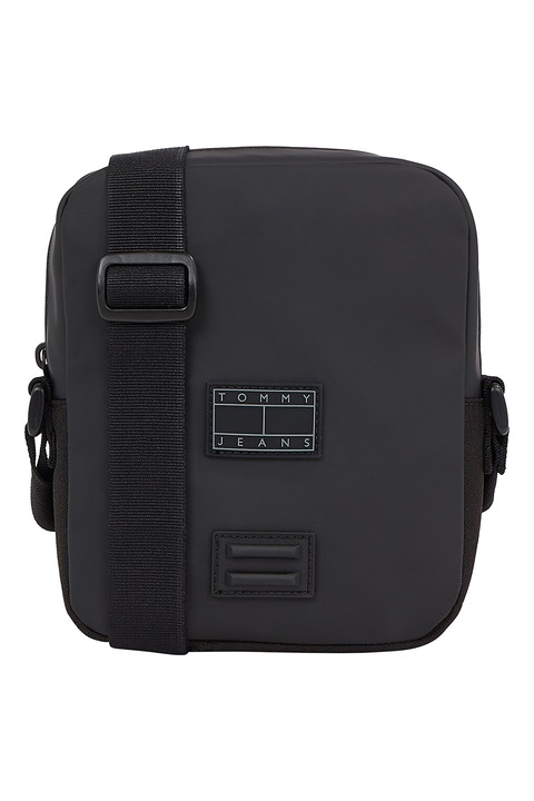 Tommy Jeans, Crossbody logóval ellátott táska, fekete