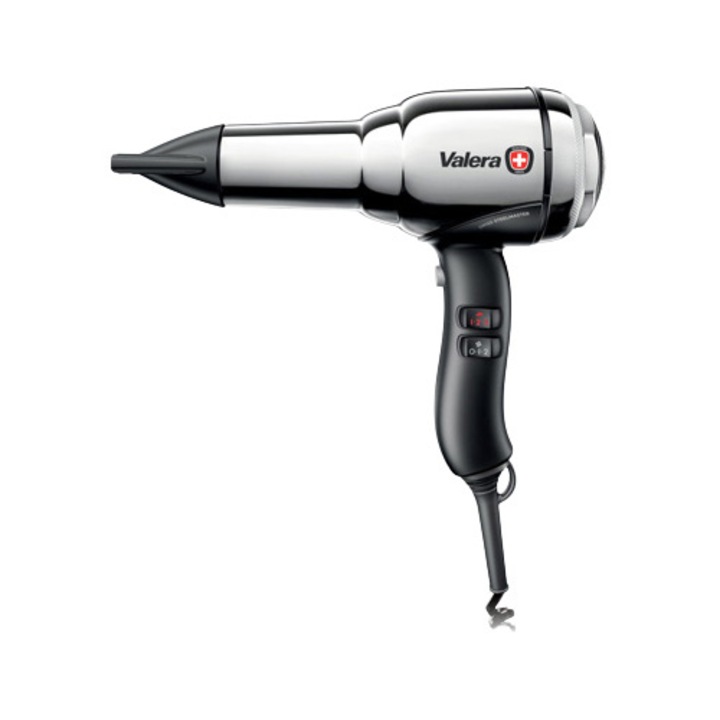 Сешоар Valera Swiss Steel Master SM-588.02/IP-CR, Генератор на йони, 2100 W, Ултратесен накрайник за концентратор, Хромиран, Сребрист