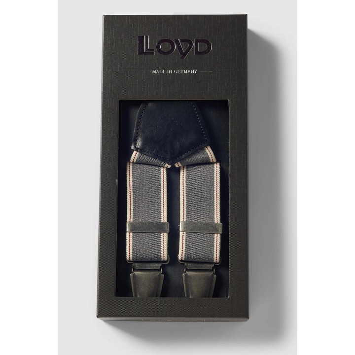 Bretele barbati, Lloyd, 6805, 120 cm, gri deschis