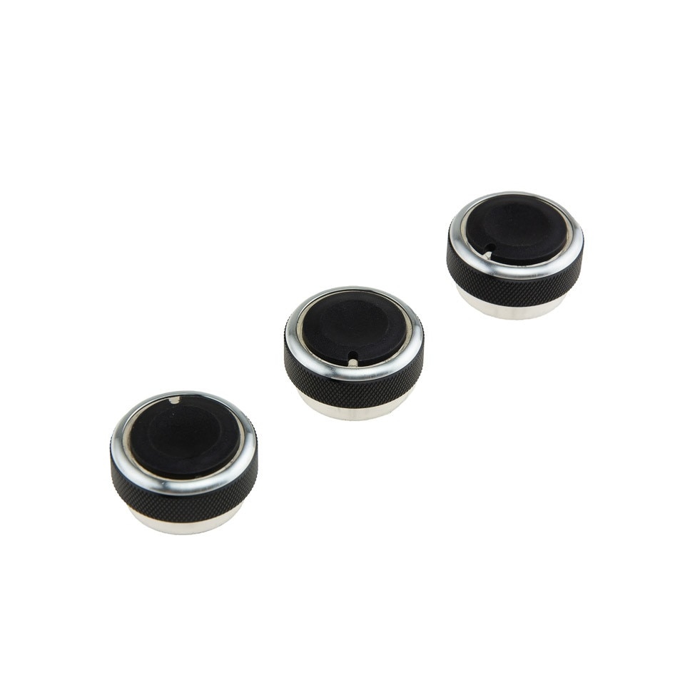 Комплект от 3 хромирани бутона за климатик, съвместими с Форд Транзит ...