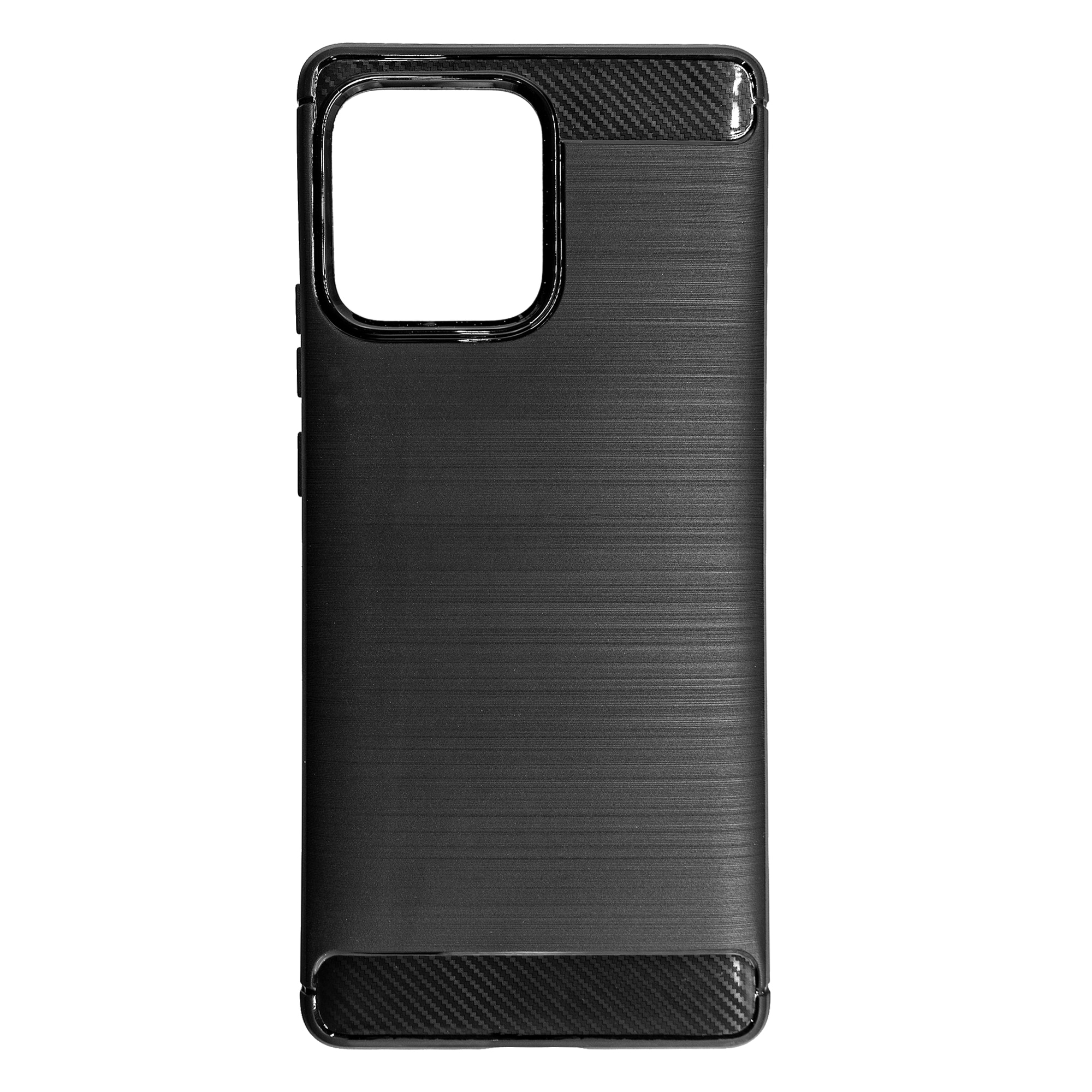 Husa SILKASE pentru Motorola Edge 40 Pro, silicon carbon, culoare negru