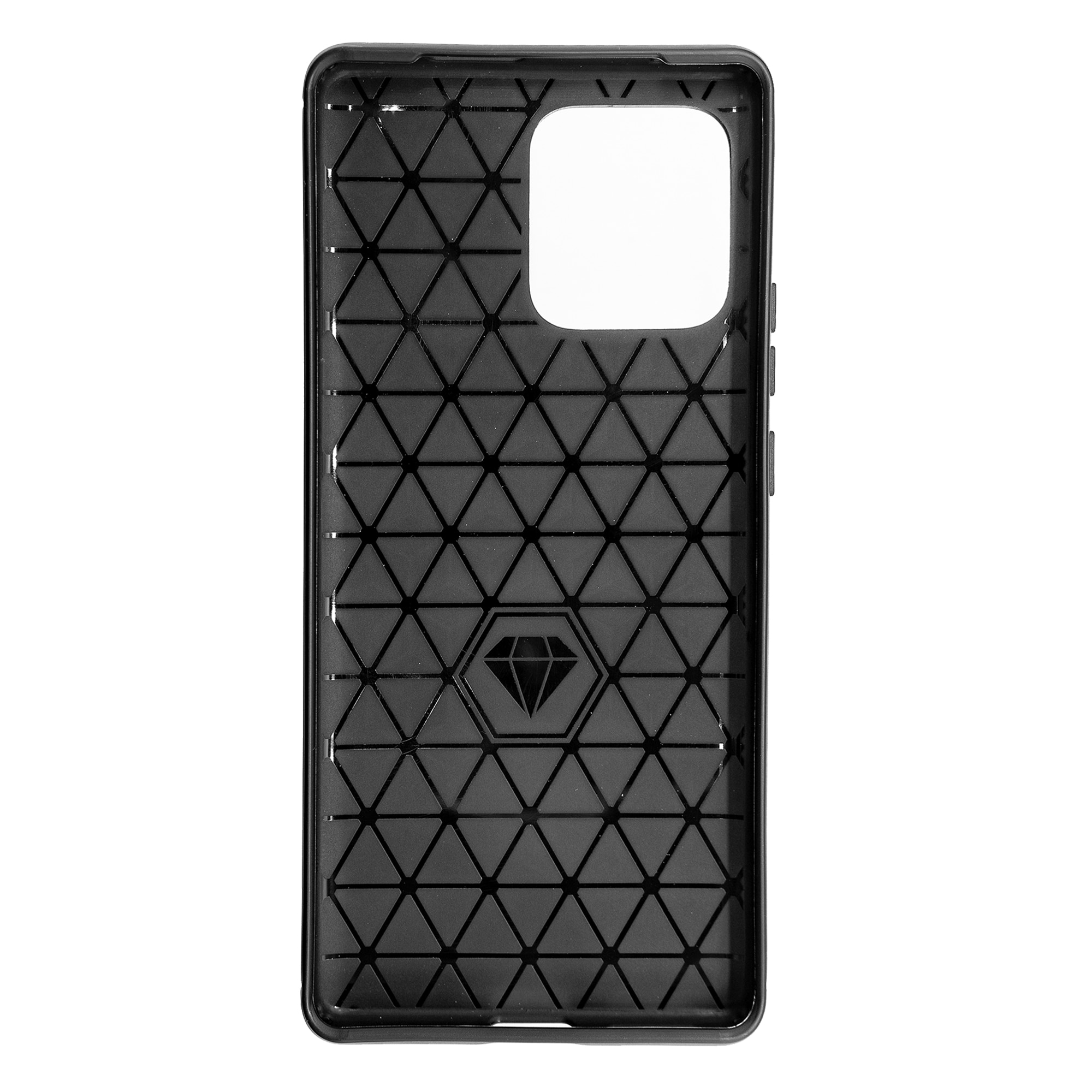 Husa SILKASE pentru Motorola Edge 40 Pro, silicon carbon, culoare negru