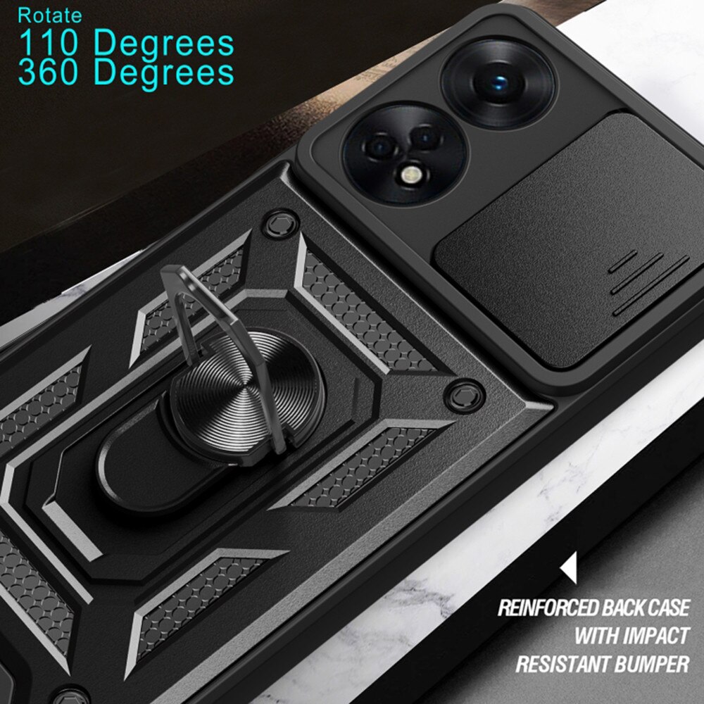 Husa pentru Oppo A78 4G Techsuit camshield pro black