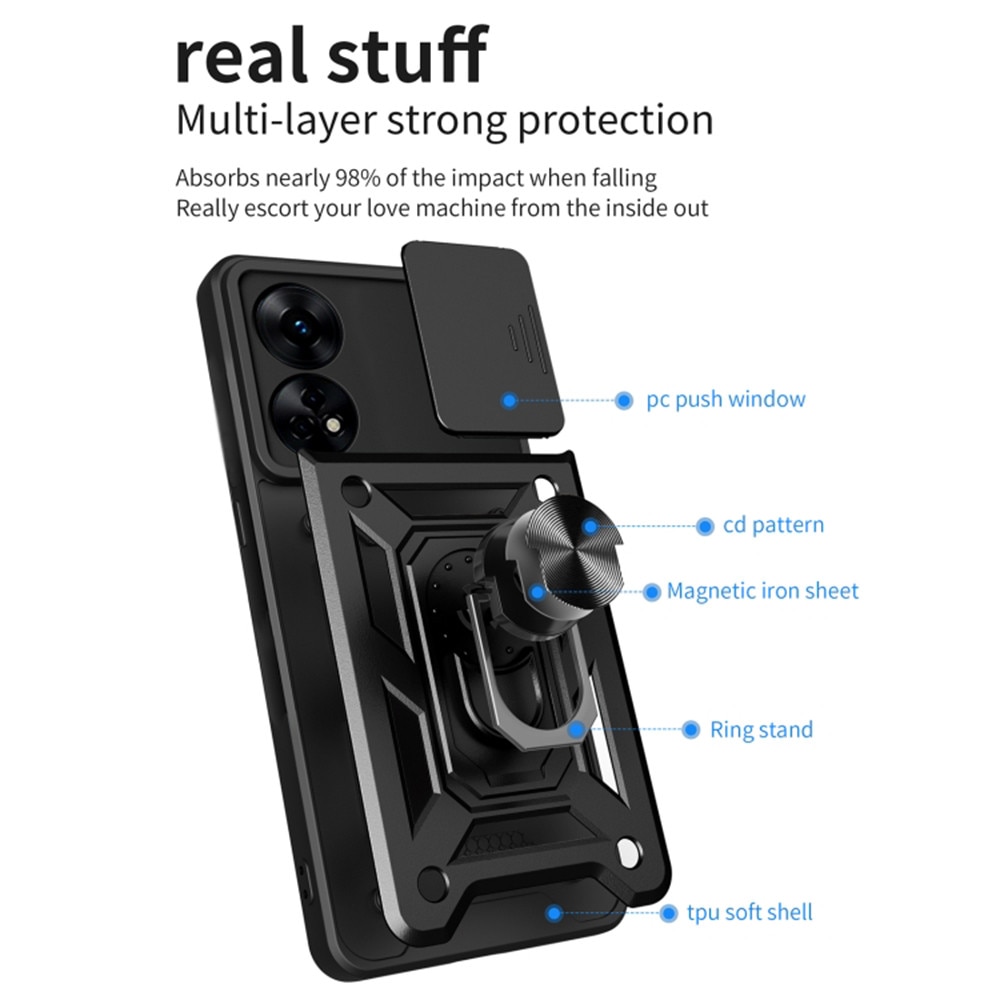 Husa pentru Oppo A78 4G Techsuit camshield pro black
