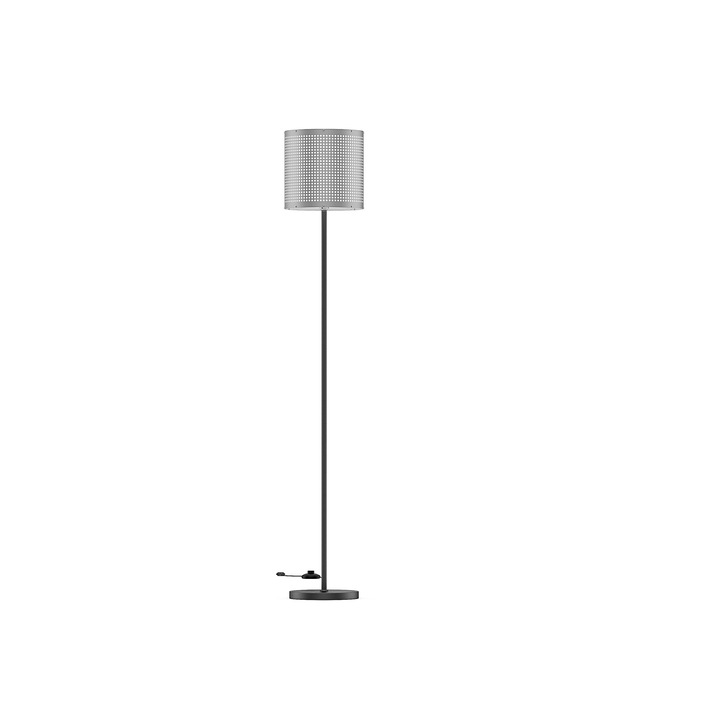 Lampadar LED SMART de podea, RGB, Tuya, Bluetooth, abajur negru-auriu, 168 cm