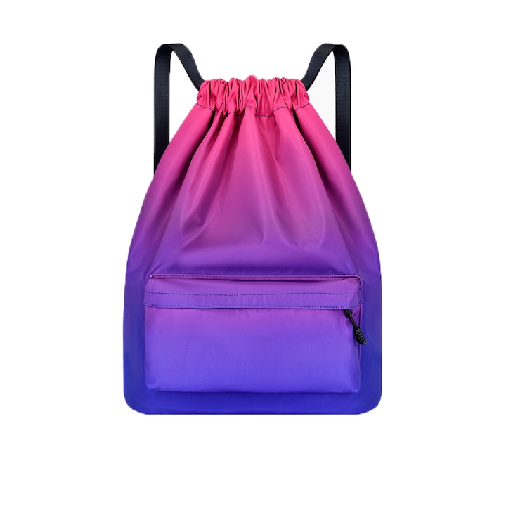 Спортна чанта, Vaxiuja, баскетболна топка, дизайн на шнур, рамене, найлон, 30 x 15 x 45 см, голям капацитет