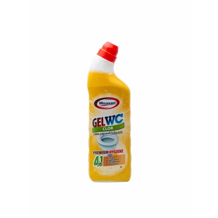 Toalettzselé klórral 4 IN 1 Misavan 1L