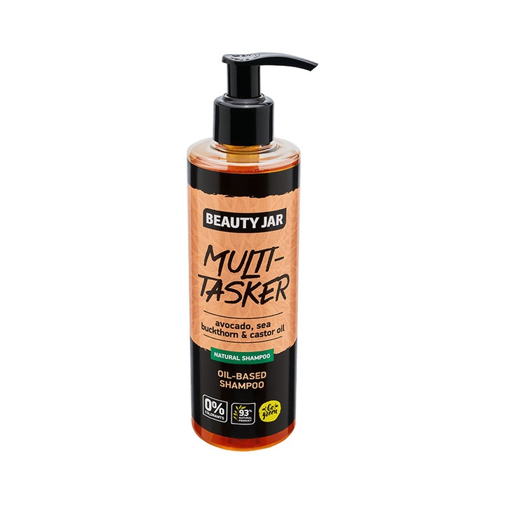 Sampon sérült hajra, Beauty jar, Növényi olajok, Unisex, 250 ml