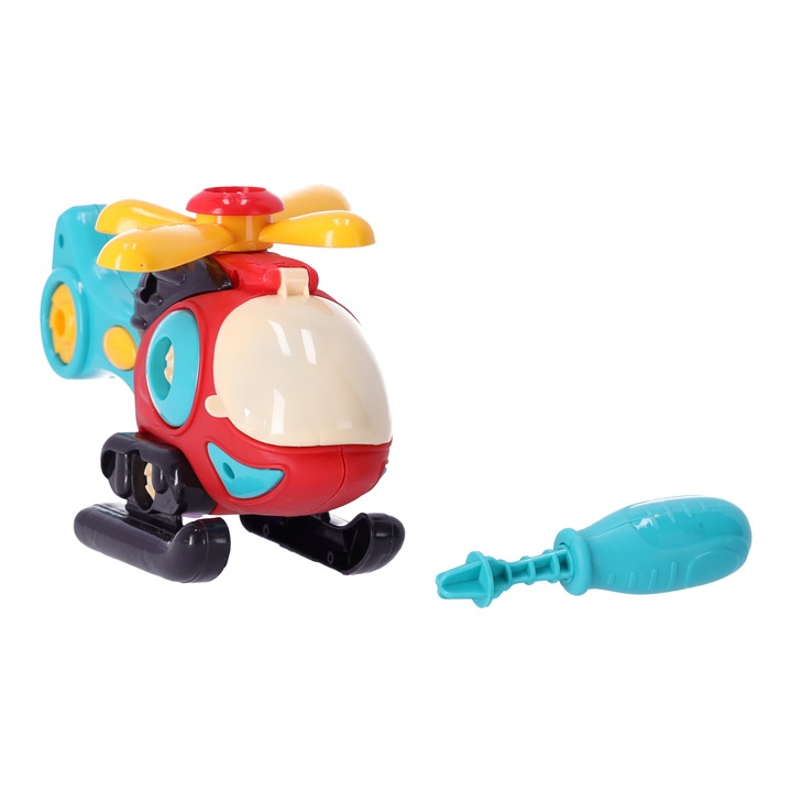 Играчка хеликоптер, 3+, Многоцветен