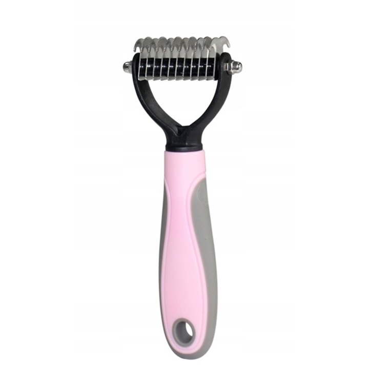 Trimler állatoknak, Wesolypupil, 7x17 cm, rózsaszín/szürke