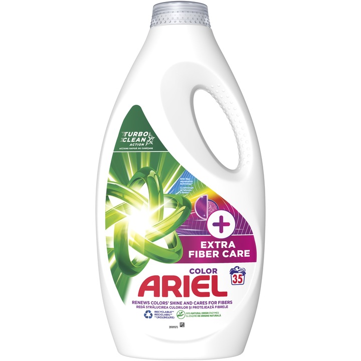 Detergent de rufe lichid Ariel Fiber Care, 35 spalari