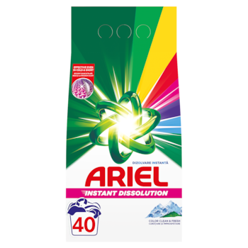 Detergent de rufe pudra Ariel Color, 40 spalari
