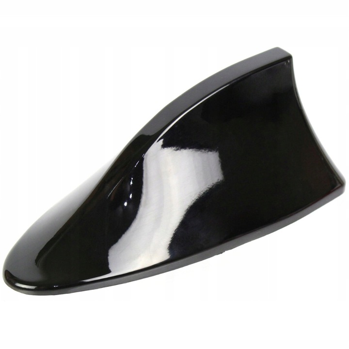 Антена за автомобилно радио, ME Premium, AM/FM, активна, акула, 3M двойнозалепваща лента, 17 x 7,5 x 7,5 см, черна, универсална за кола