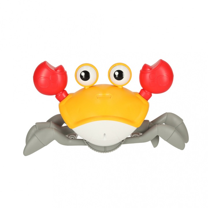 Jucarie interactiva cu USB Crab Galben
