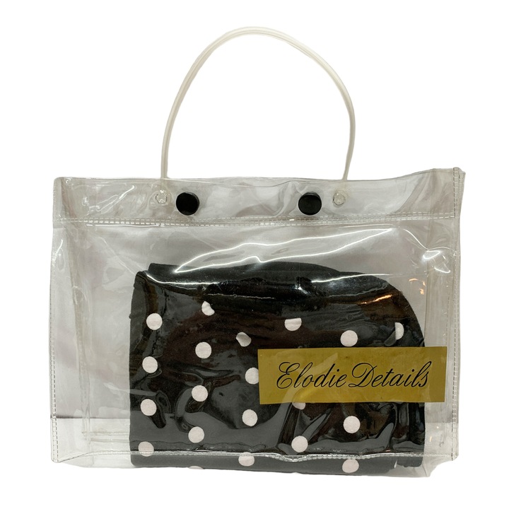 Двулицево бебешко одеяло Elodie Details 4002767 10-186, Памук, Черен/Червен, 64 x 48 см