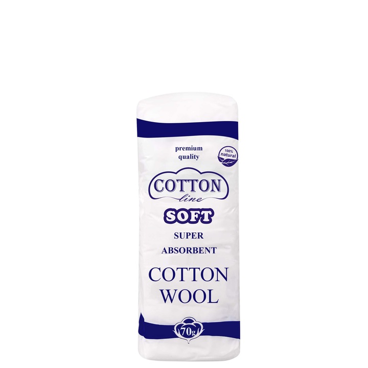 Vata hidrofila, Cotton Line, 70g