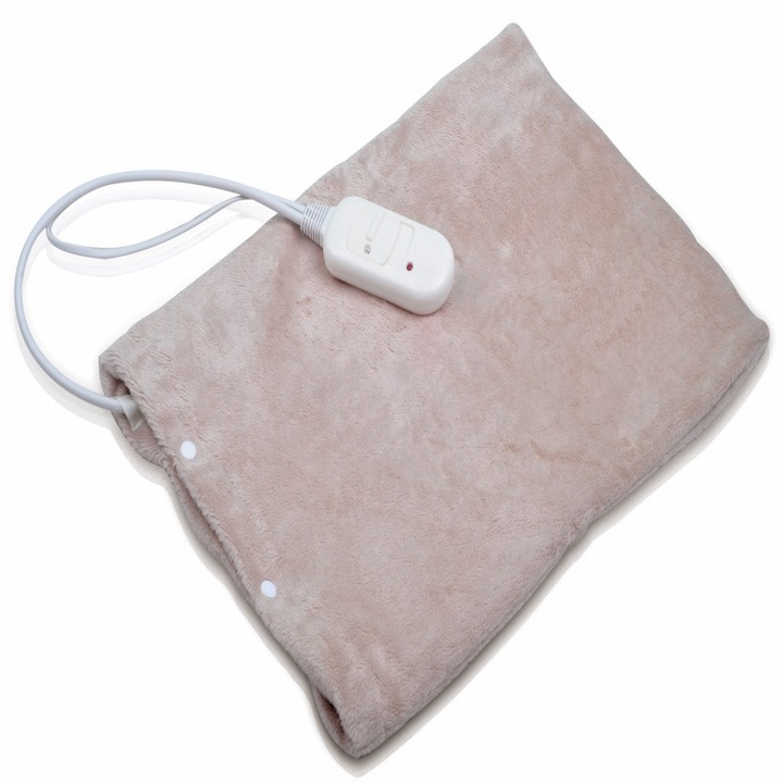 Perna electrica Rosberg R58511A, 45W, 40х30 cm, Protectie supraincalzire, 2 trepte, Bej