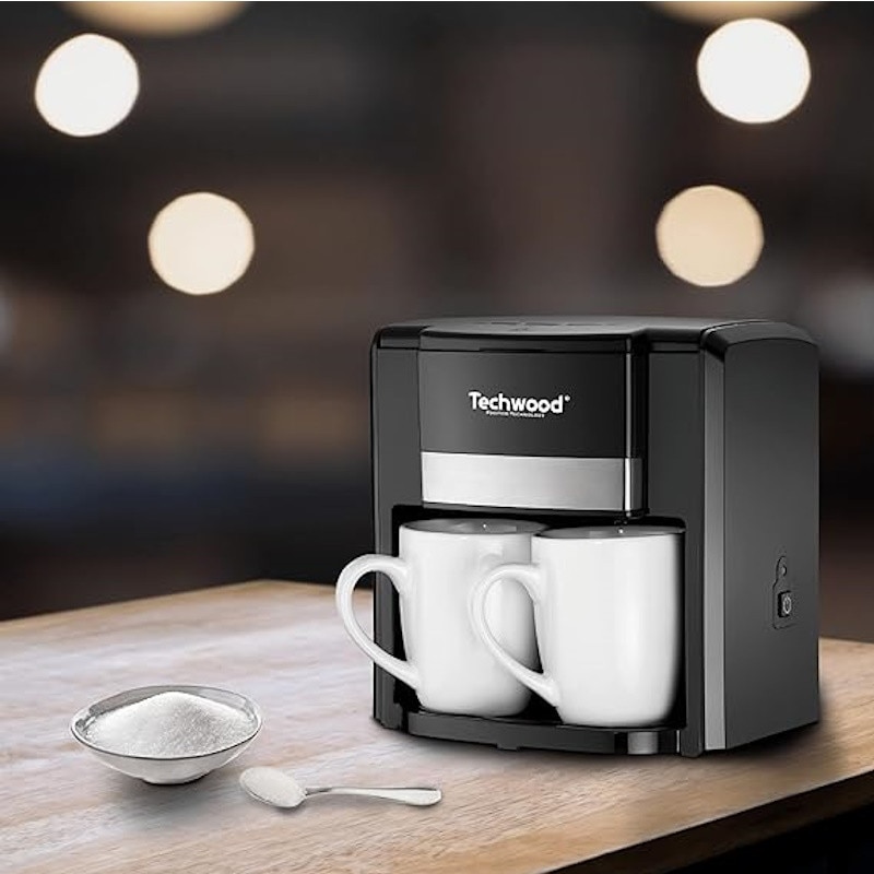 TCA 206 Techwood cafetiera DUO cu 2 cesti incluse