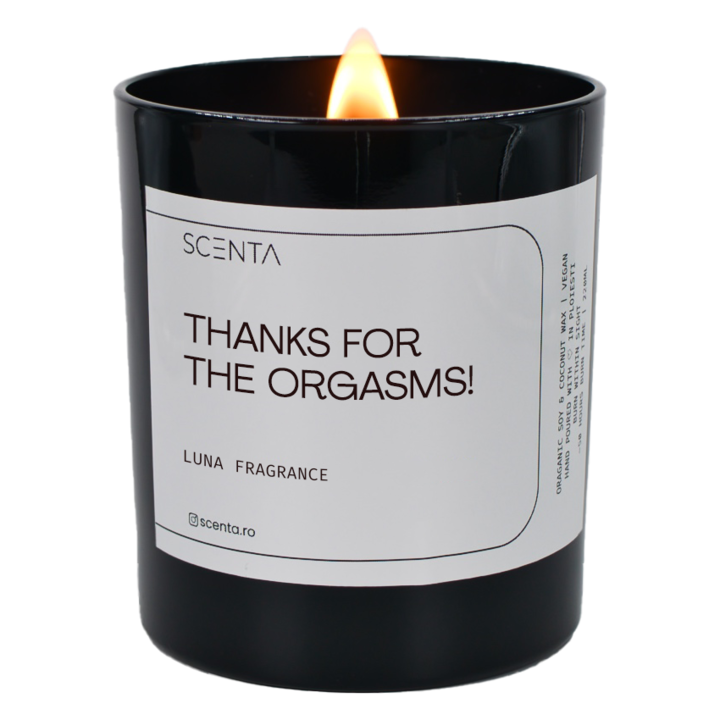 Lumanare parfumata, Scenta, Thanks for the orgasms, 220 ml