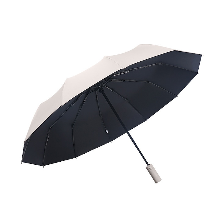 Automata teleszkópos esernyő, vízálló, UV védő, szélálló, 104 cm, bézs