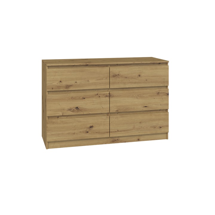 Comoda 120 x 40 x 75 cm, Stejar Artisan, TECOAR127