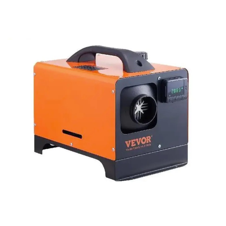 Суха дизелова печка Vevor OXMZ-D1, Мощност 5 kW, Подходяща за помещения до 20 m2, Захранване 12V