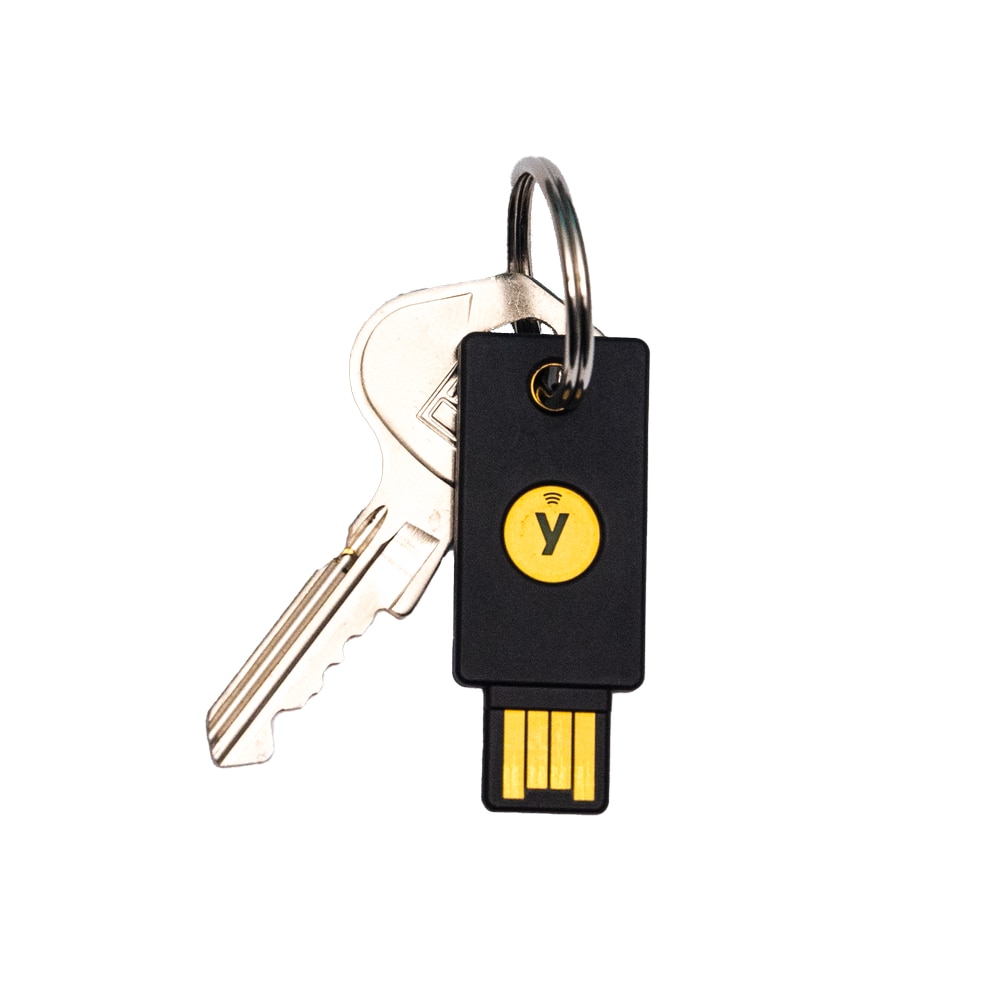 Security Key USB-A cu NFC – Protectie hardware FIDO2/U2F, IP68 ...
