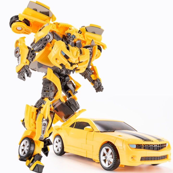 Robot Transformers Bumblebee, aliaj plastic figurina de actiune serial de filme