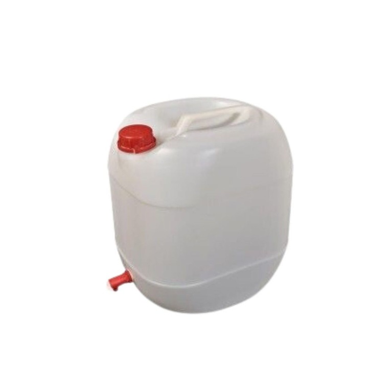 Canistra cu Capac Etans si Robinet, 30 Litri, Plastic, Albastru sau Alb