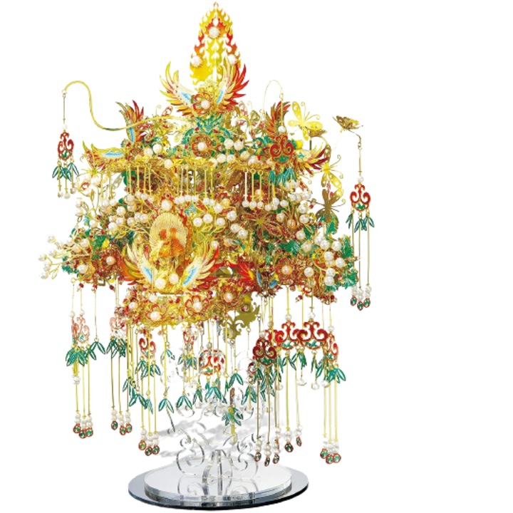 Puzzle 3D, Garuda Coronet II, Piececool, Metal, 550 piese