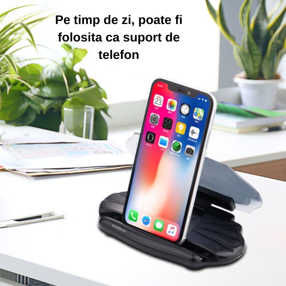 Proiector bord HUD informatii pentru smartphone, Exaltus®, Head up ...