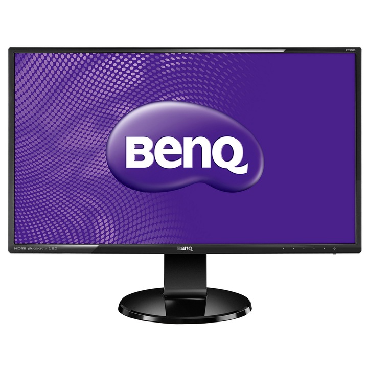 Monitor LED VA Benq 27", Wide, FHD, DVI, HDMI, Flicker-Free, GW2760HS, Negru