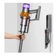 Aspirator vertical cu spalare Dyson V15s Detect Submarine 448798-01, 660 W, 0.76 l, 240 AW, autonomie 60 minute, galben/nichel