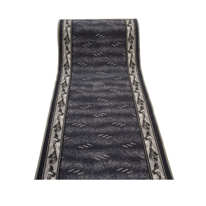 Пътека за коридор Clior Grey Anti-Slip, 60x950 cm, 1200 g/m2, Полипропилен