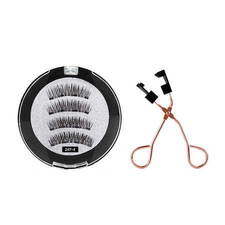 Set 2 perechi de gene false magnetice, LXNZUHN, Cu ondulator de gene, Negru