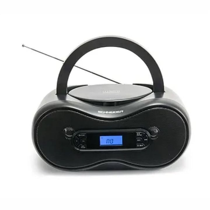 Аудио система Schneider GMSCCDBOOMBT, Радио, CD плейър, Bluetooth, Черна
